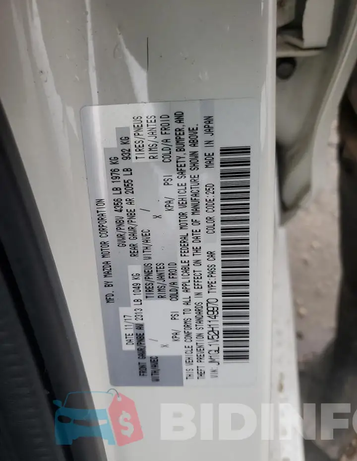 JM1GL1V52H1149970 Photo# 12