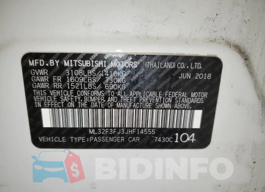 ML32F3FJ3JHF14555 Photo# 12