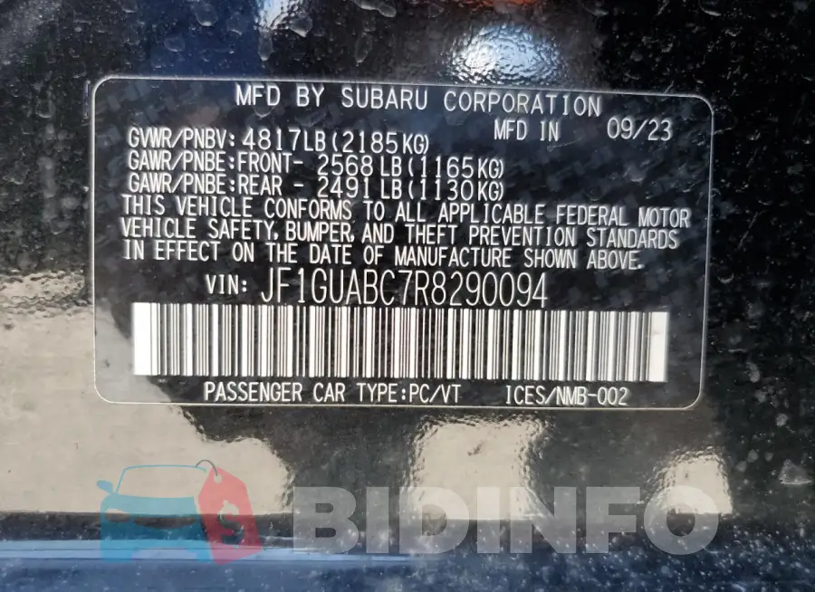 JF1GUABC7R8290094 Photo# 12