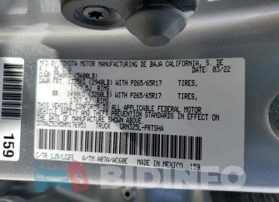 3TMAZ5CN5NM176951 Photo# 12