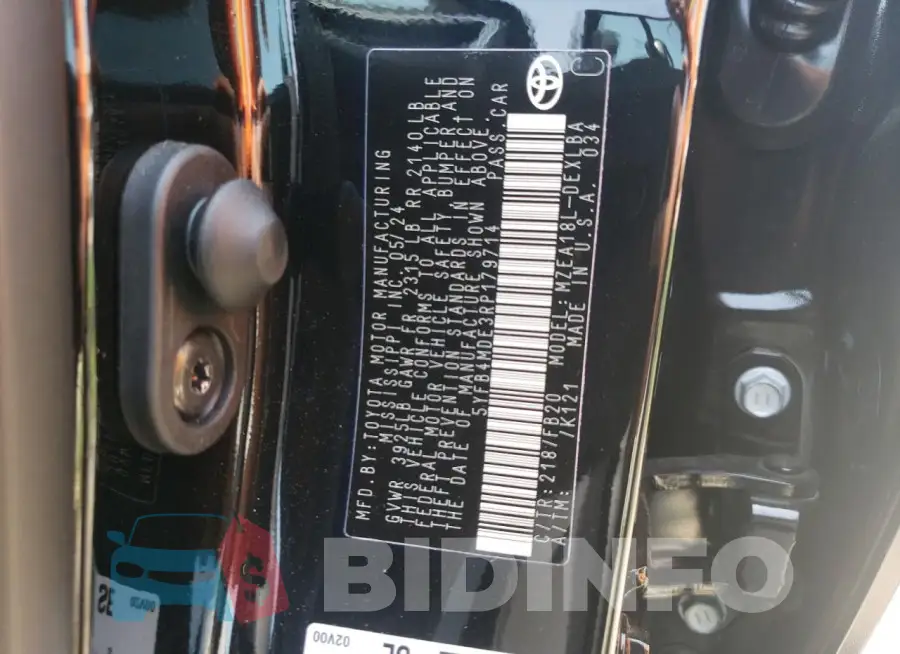 5YFB4MDE3RP179714 Photo# 12