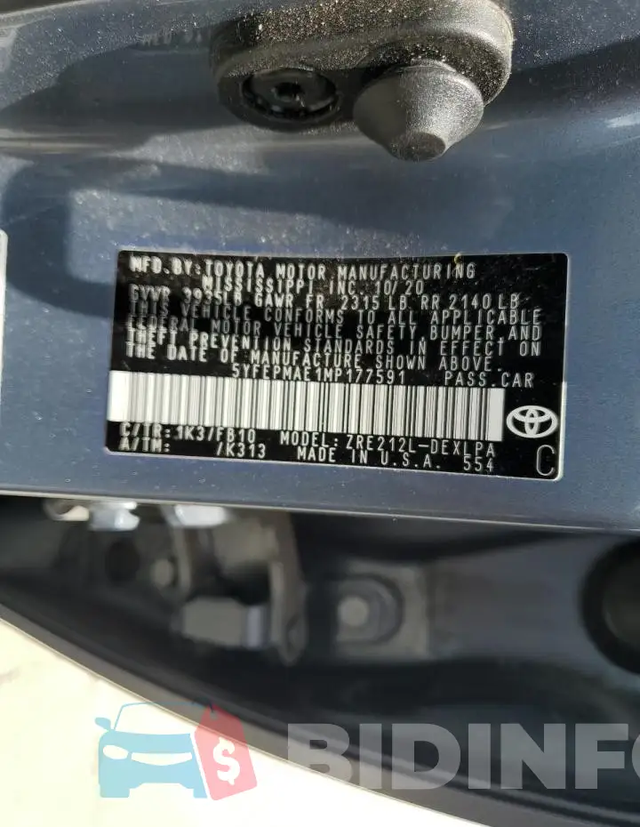 5YFEPMAE1MP177591 Photo# 12