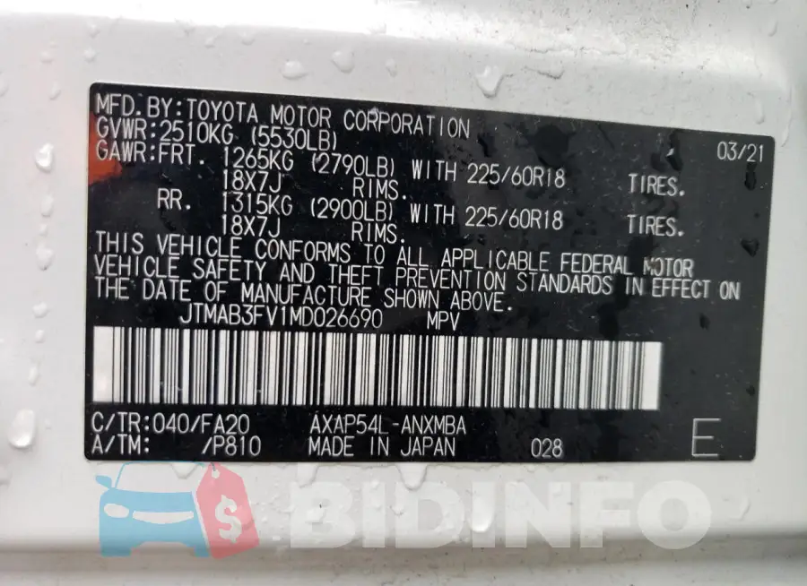 JTMAB3FV1MD026690 Photo# 13