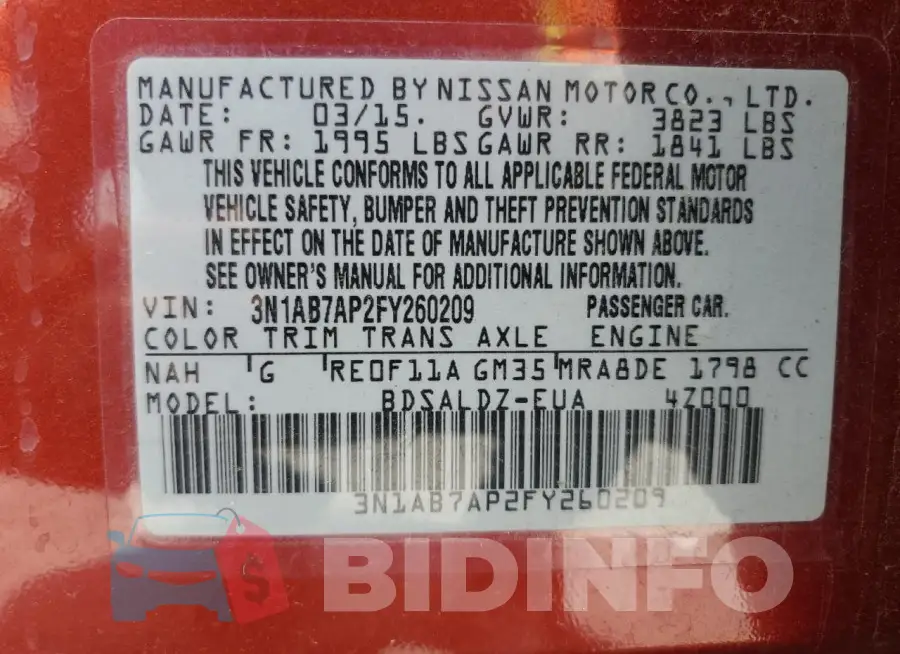 3N1AB7AP2FY260209 Photo# 12