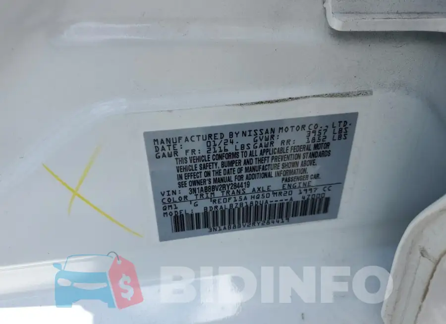 3N1AB8BV2RY284419 Photo# 12