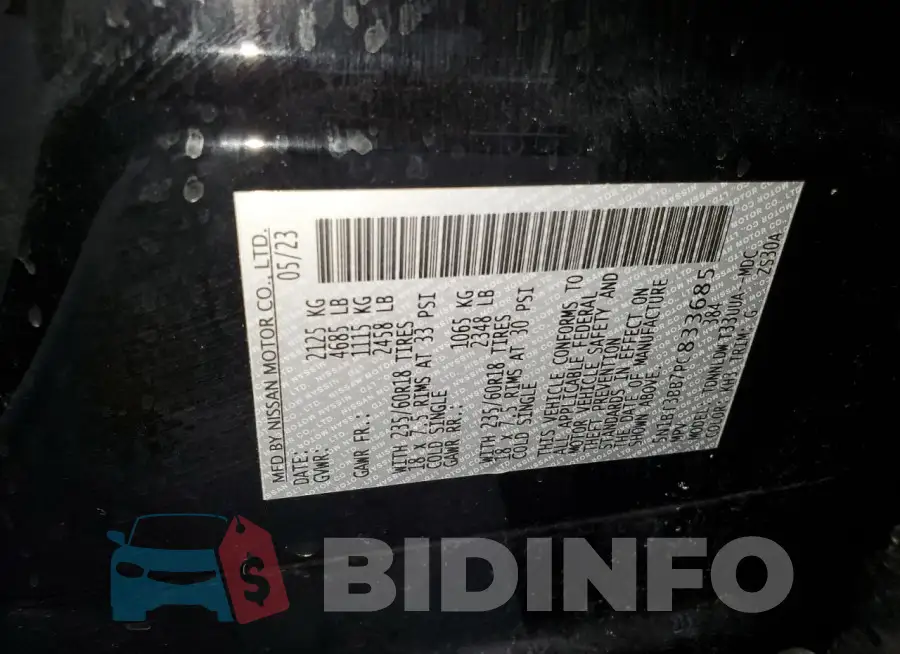 5N1BT3BB7PC833685 Photo# 13