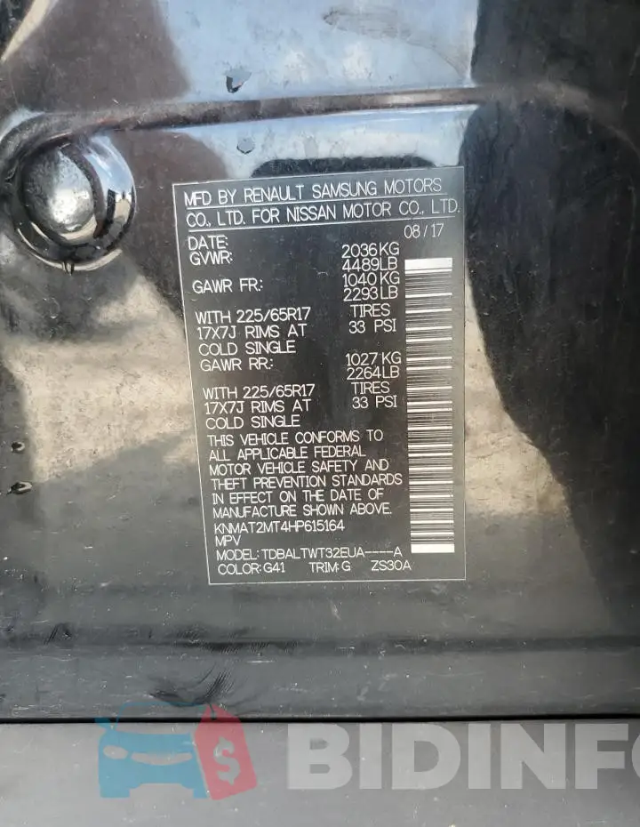 KNMAT2MT4HP615164 Photo# 14