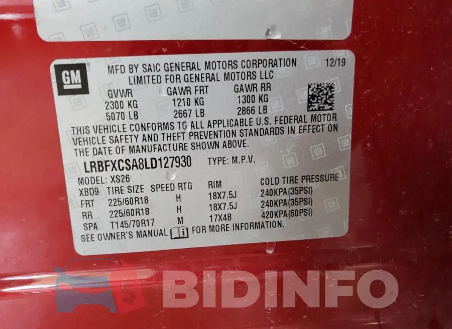 LRBFXCSA8LD127930 Photo# 13