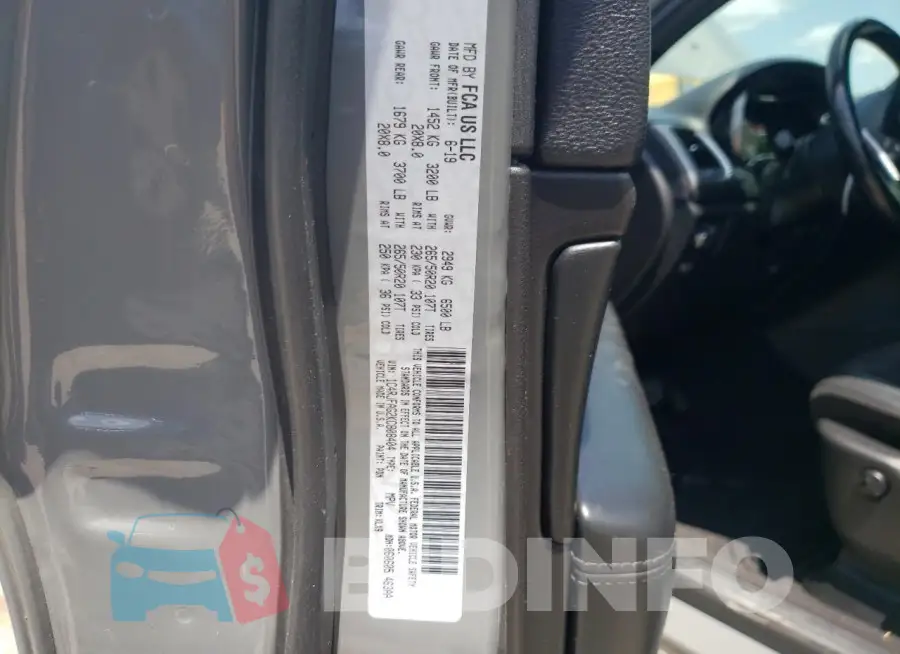 1C4RJFAG2KC808404 Photo# 13