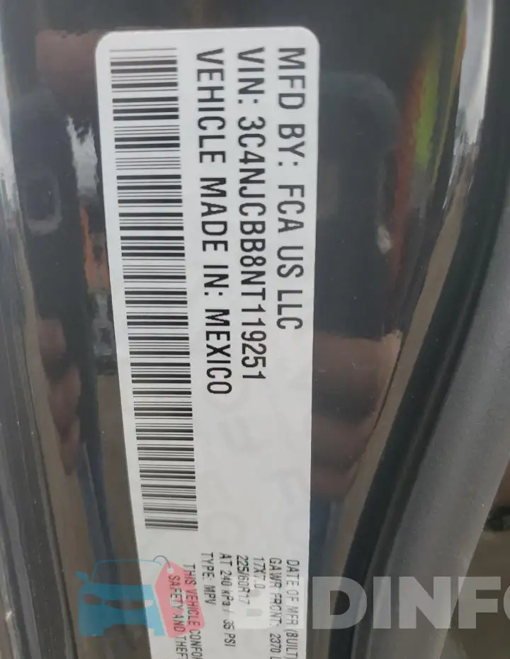 3C4NJCBB8NT119251 Photo# 13