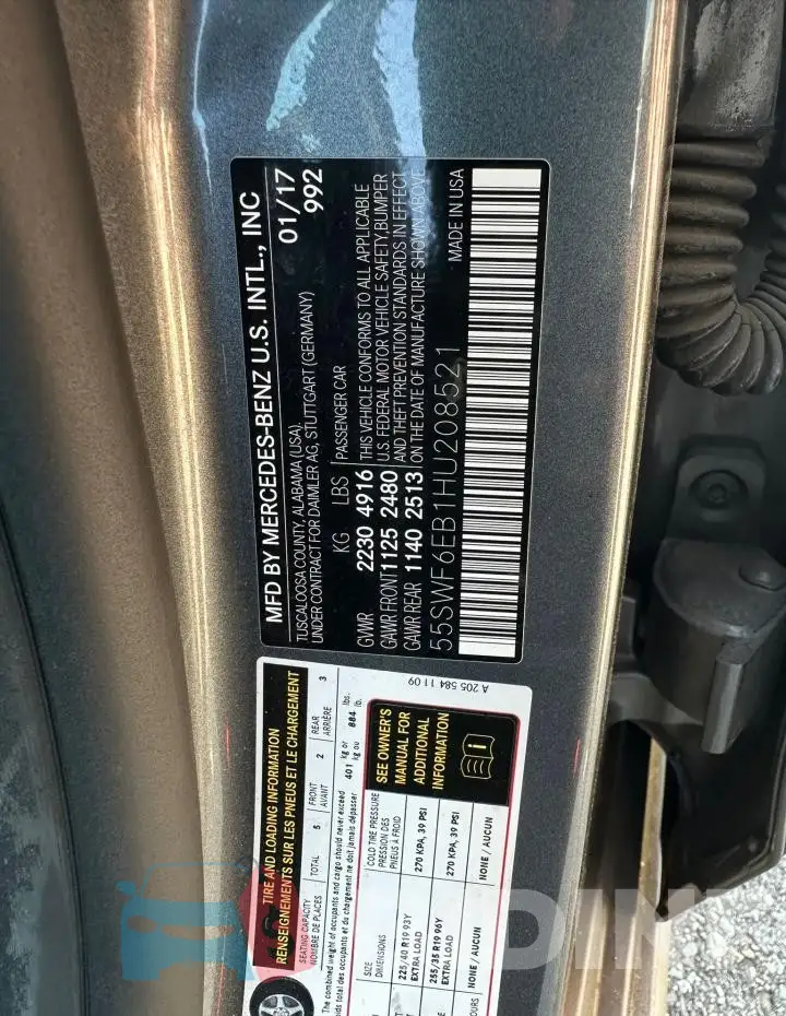 55SWF6EB1HU208521 Photo# 10