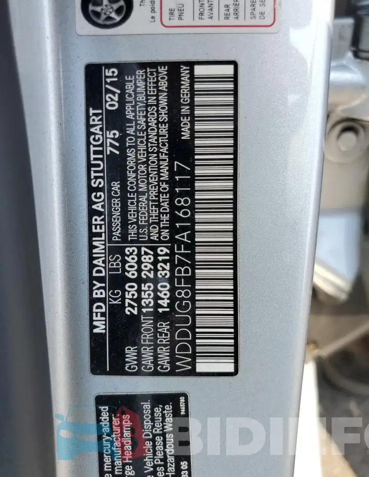 WDDUG8FB7FA168117 Photo# 12