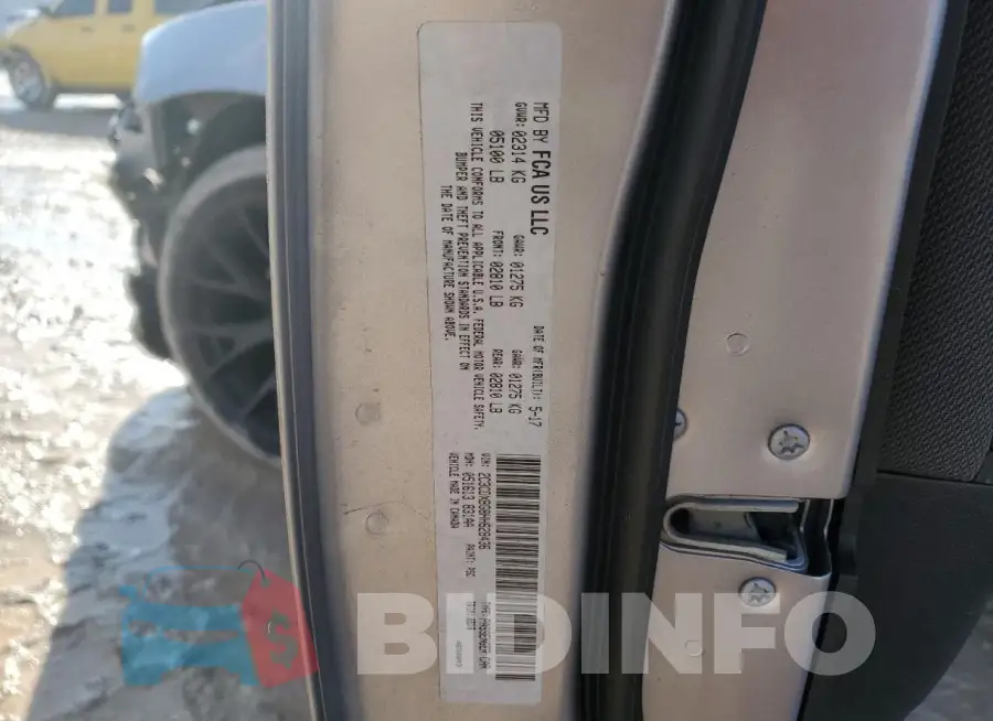 2C3CDXBG8HH628436 Photo# 12
