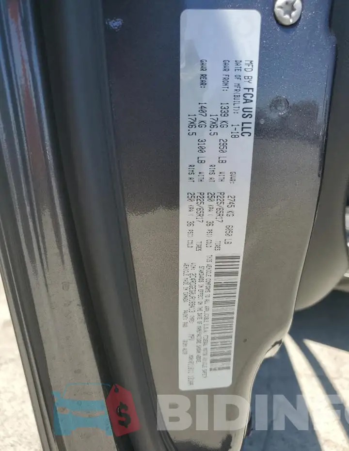 2C4RDGEG0JR189413 Photo# 13