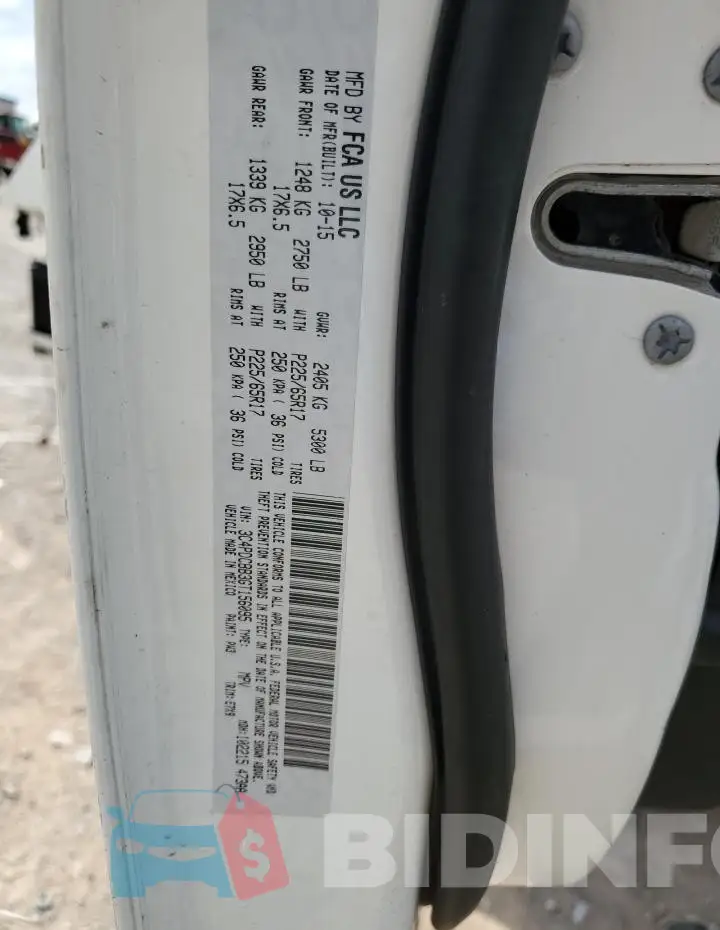 3C4PDCBB3GT156095 Photo# 14