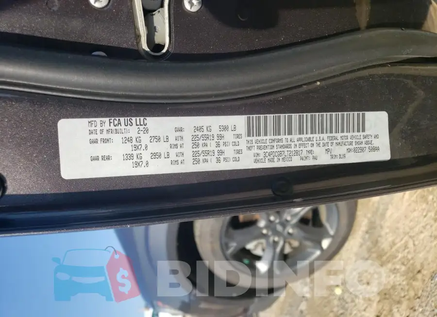 3C4PDCGB7LT212817 Photo# 13