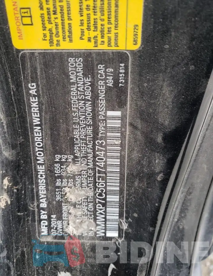 WMWXP7C56FT740473 Photo# 14