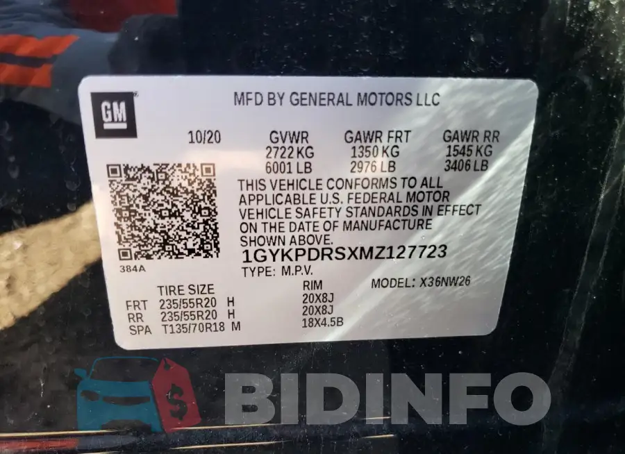 1GYKPDRSXMZ127723 Photo# 13