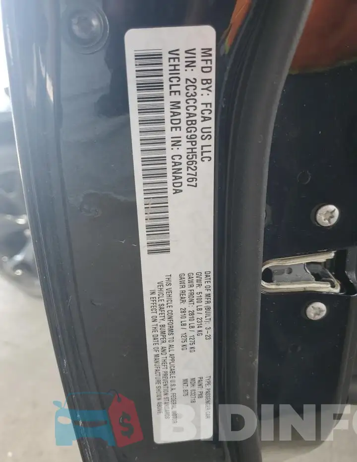 2C3CCABG9PH562767 Photo# 13