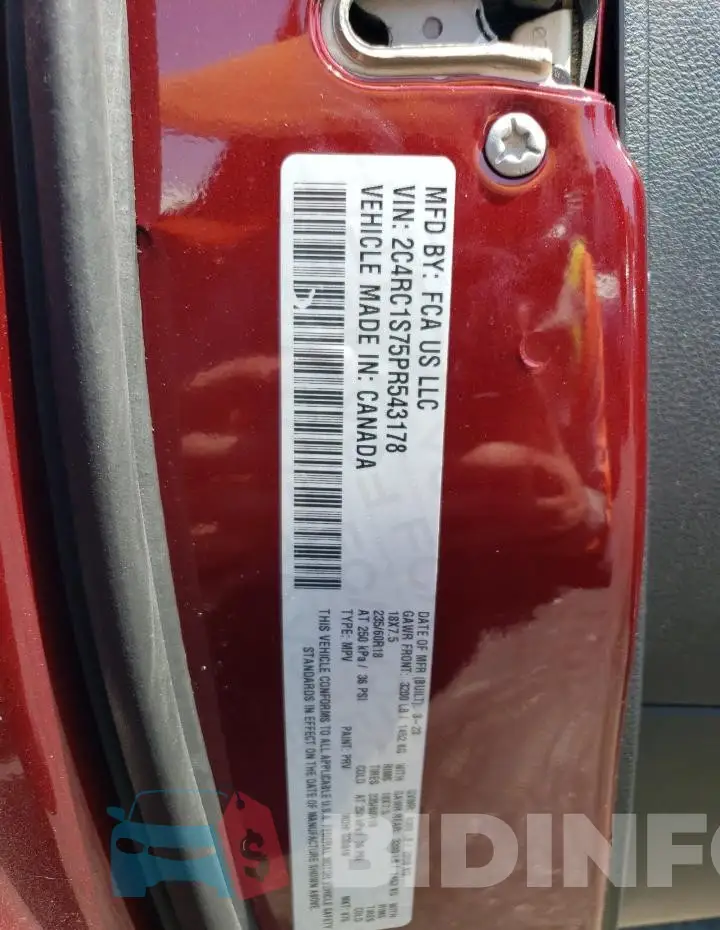 2C4RC1S75PR543178 Photo# 14