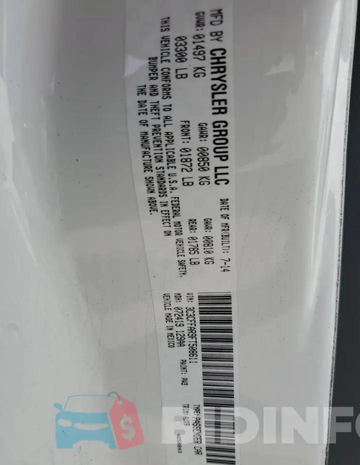 3C3CFFAR9FT508611 Photo# 12