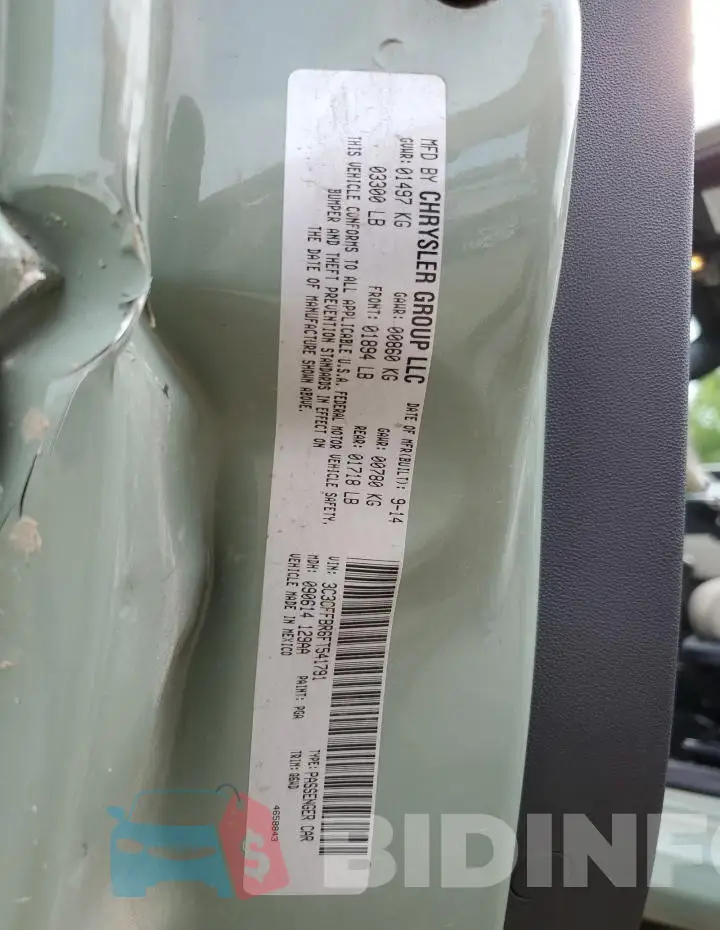 3C3CFFBR6FT541791 Photo# 12