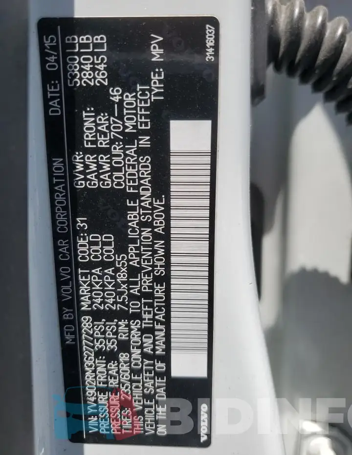 YV4902RM3G2777289 Photo# 13