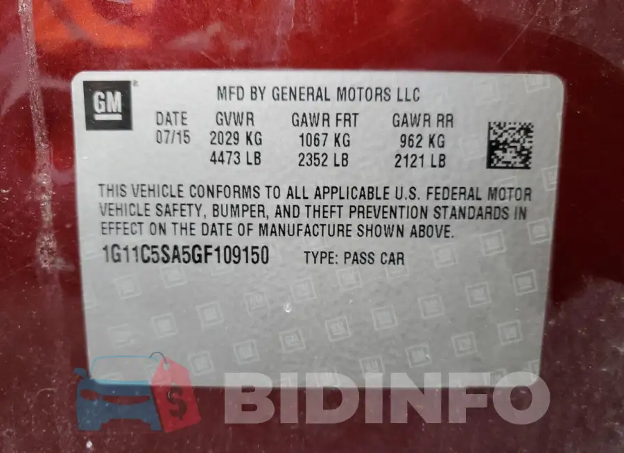 1G11C5SA5GF109150 Photo# 12