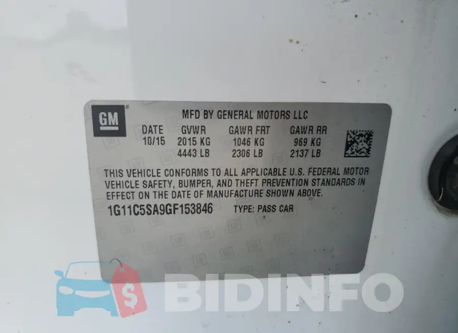 1G11C5SA9GF153846 Photo# 12