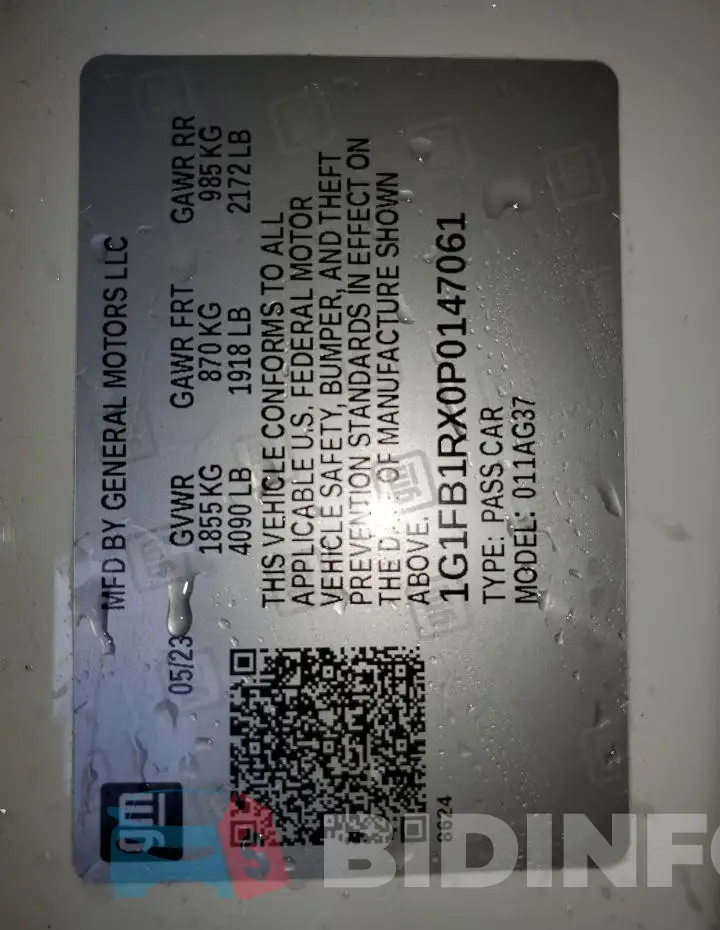 1G1FB1RX0P0147061 Photo# 13