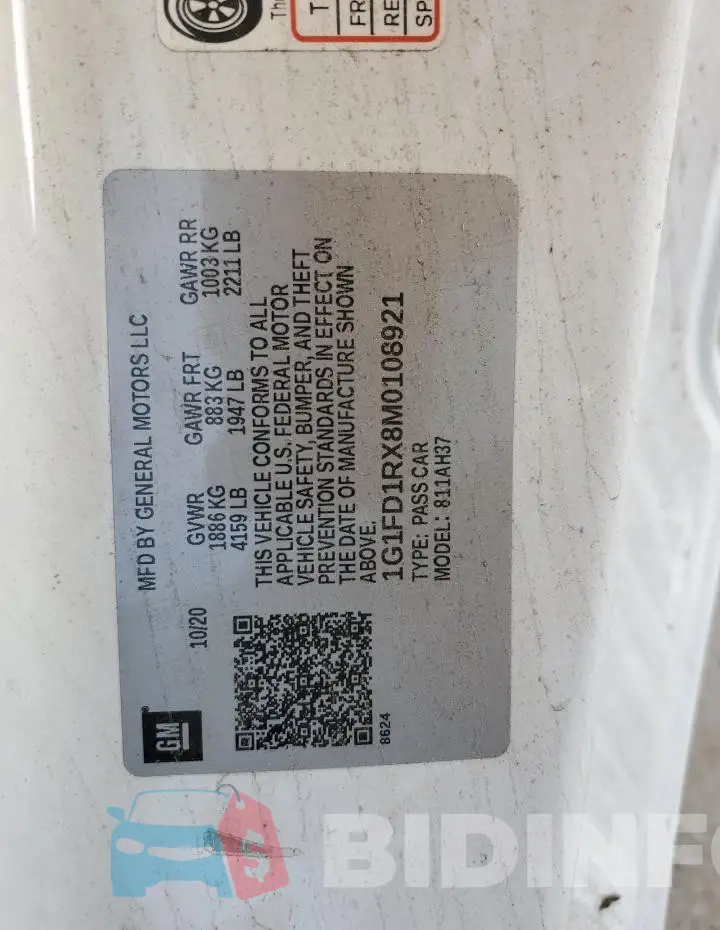 1G1FD1RX8M0108921 Photo# 12