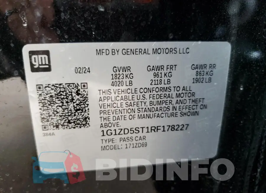 1G1ZD5ST1RF178227 Photo# 12