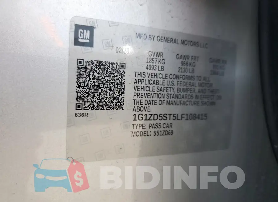 1G1ZD5ST5LF108415 Photo# 12