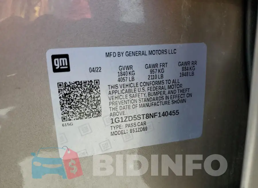 1G1ZD5ST8NF140455 Photo# 13