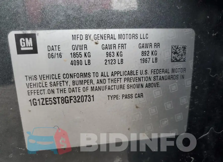 1G1ZE5ST8GF320731 Photo# 12