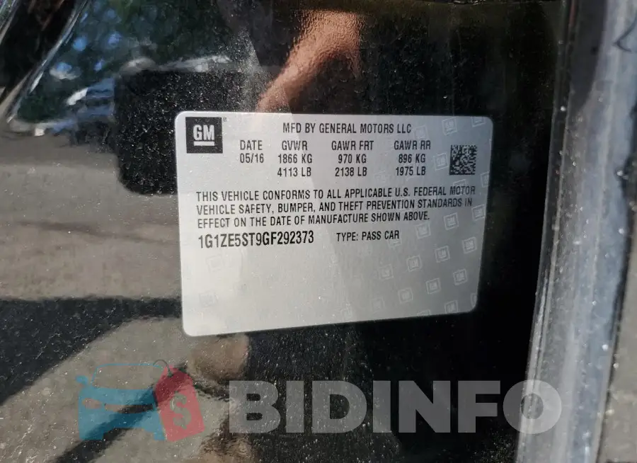 1G1ZE5ST9GF292373 Photo# 12