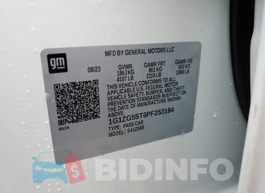 1G1ZG5ST6PF253184 Photo# 12