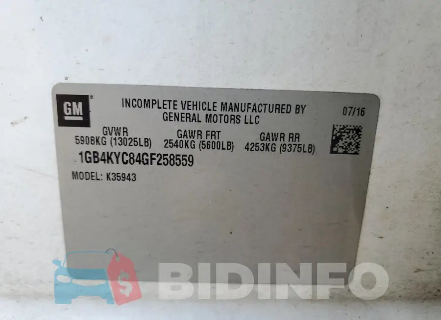 1GB4KYC84GF258559 Photo# 12