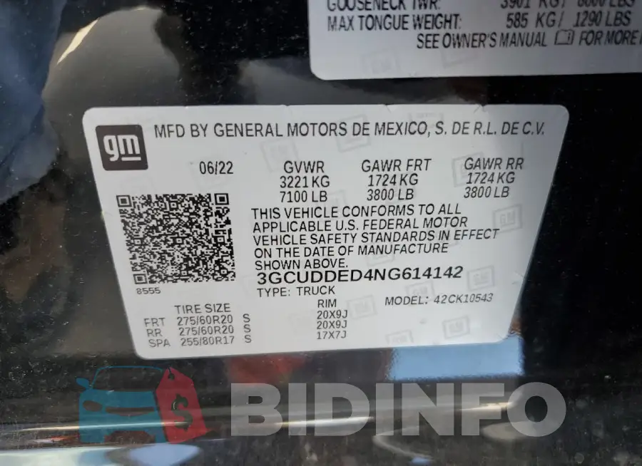 3GCUDDED4NG614142 Photo# 12