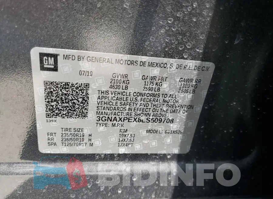 3GNAXPEX8LS509708 Photo# 13