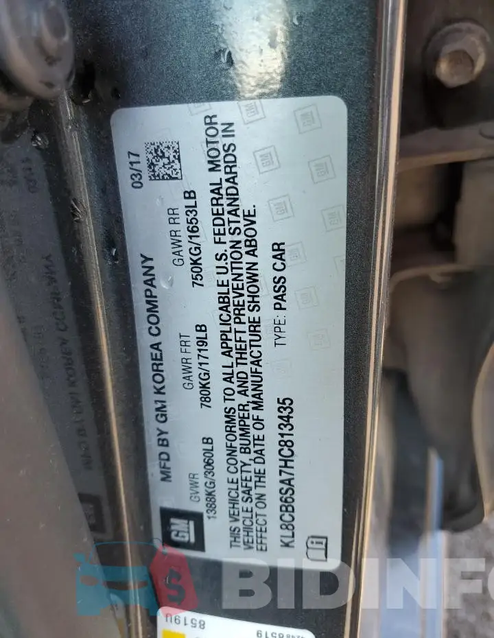 KL8CB6SA7HC813435 Photo# 13