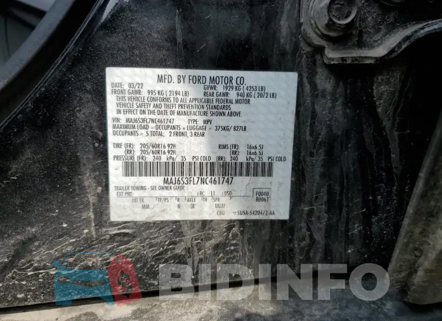 MAJ6S3FL7NC461747 Photo# 13