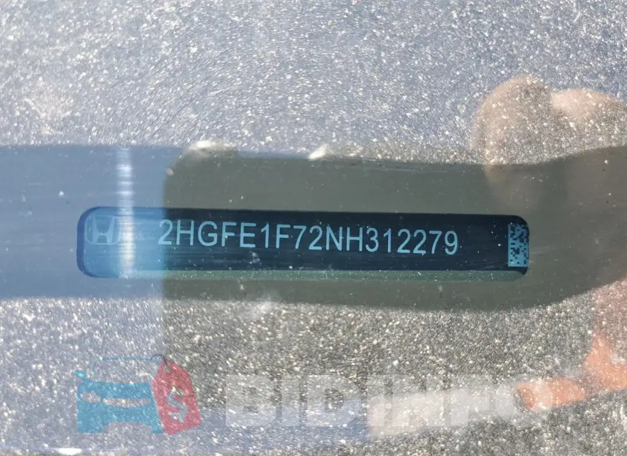 2HGFE1F72NH312279 Photo# 12