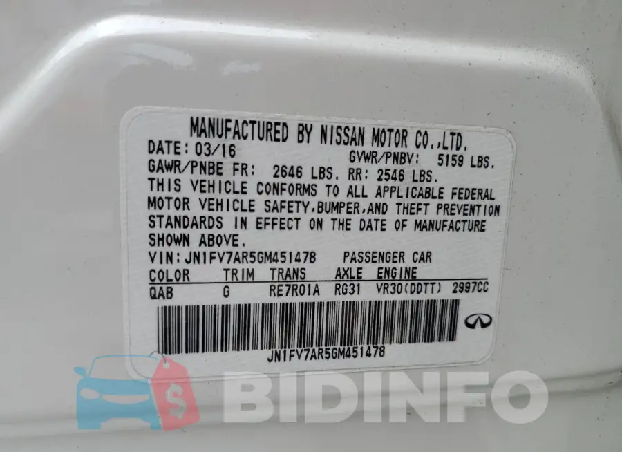 JN1FV7AR5GM451478 Photo# 13