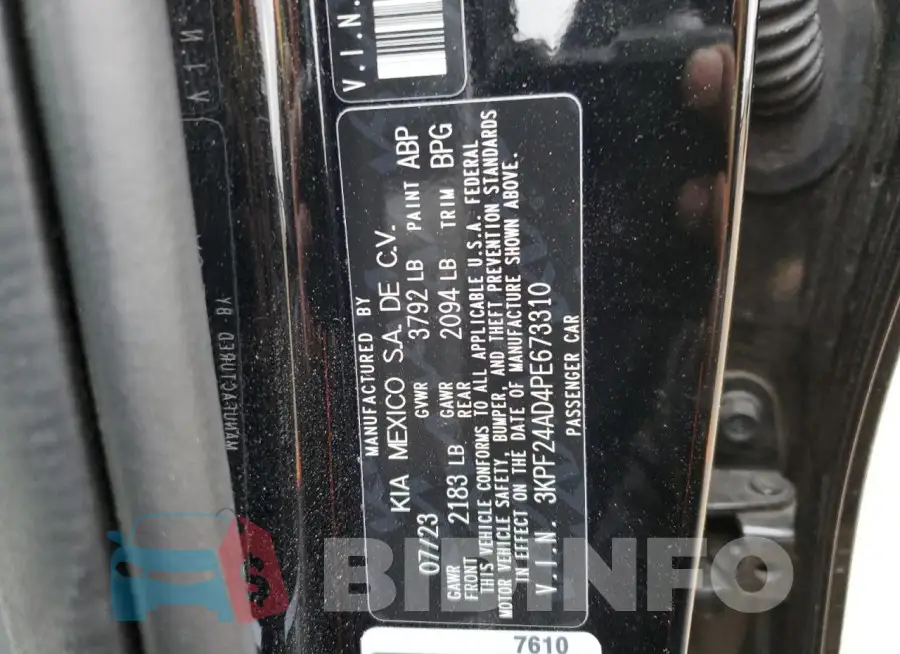 3KPF24AD4PE673310 Photo# 12