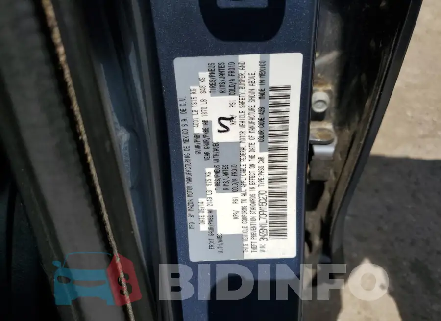 3MZBM1L70FM150270 Photo# 12