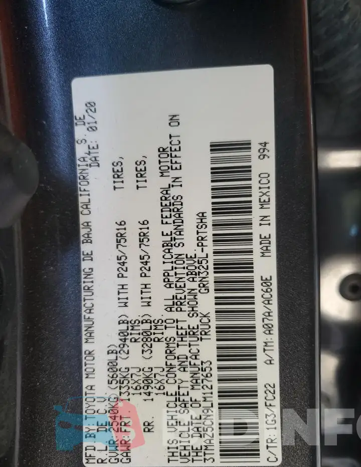 3TMAZ5CN9LM127653 Photo# 13