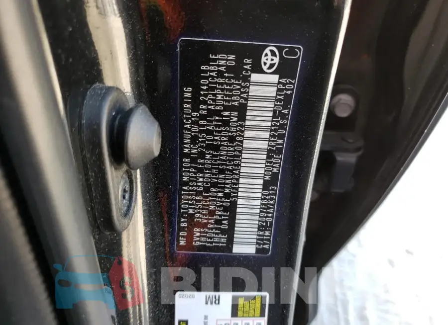 5YFEPRAE9LP078223 Photo# 12