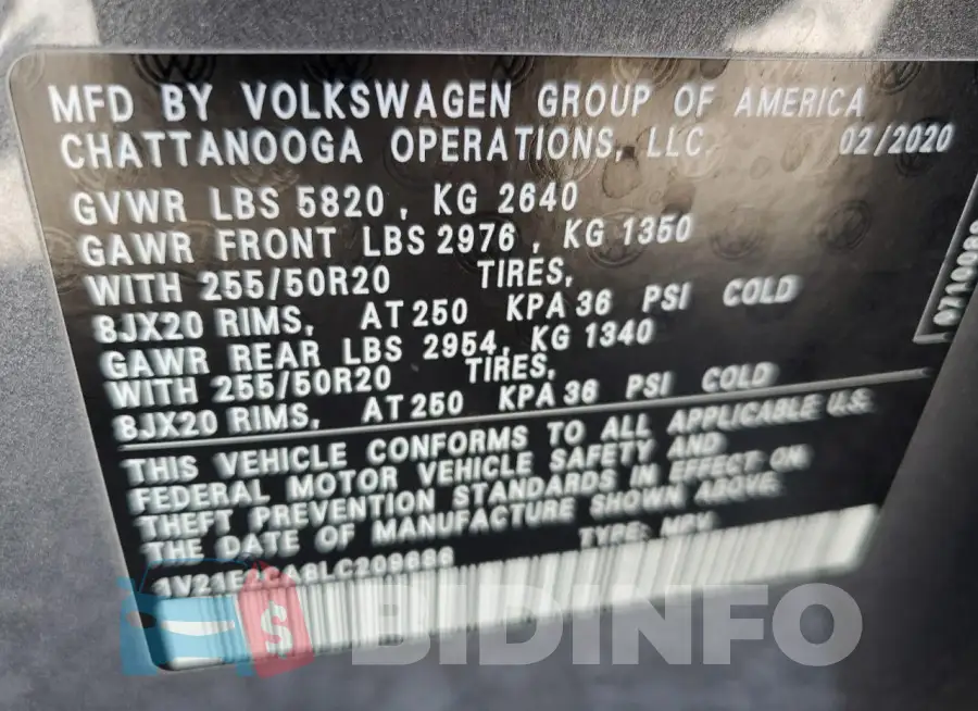 1V21E2CA8LC209686 Photo# 13