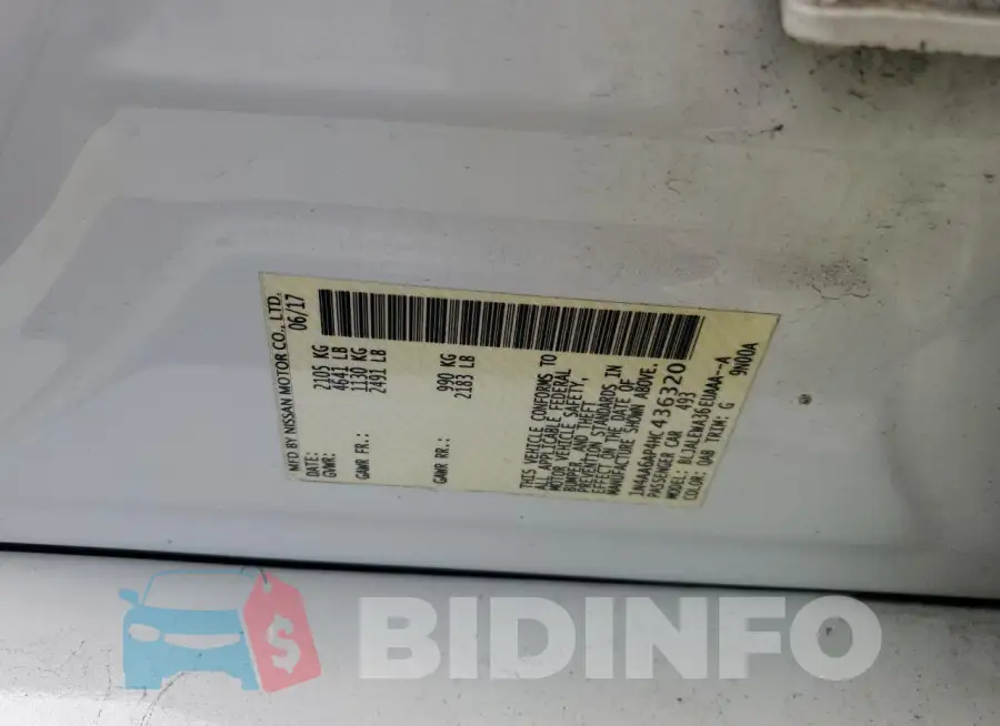 1N4AA6AP4HC436320 Photo# 13